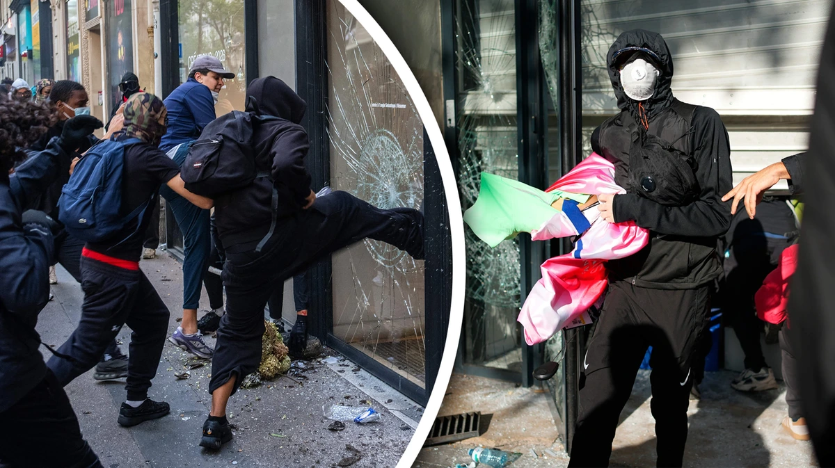 Politie jaagt op plunderaars Franse protesten: peperdure designtassen voorzien van trackers