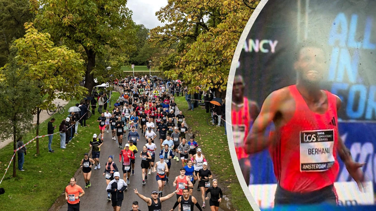 Indrukwekkende Lemi Berhanu (32) wint TCS Amsterdam Marathon, Buze Diriba slaat met record toe bij de vrouwen