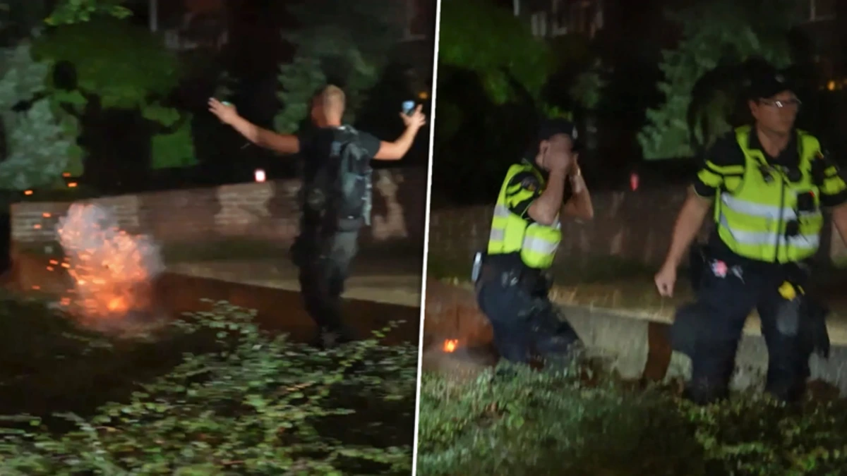 Gemeentehuis Rhenen vernield na demonstratie tegen AZC