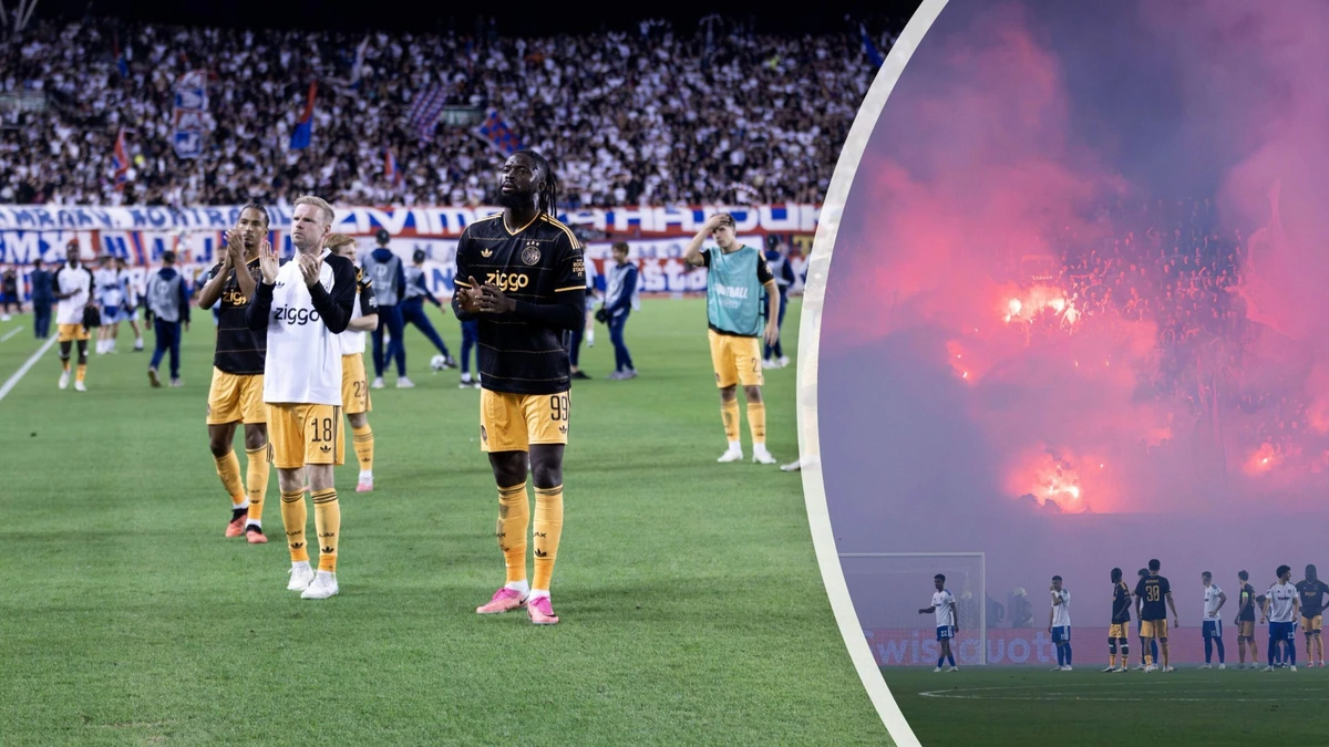 Kroatische media euforisch na ’krankzinnig drama’ in Split: ’Het beroemde Ajax is gevallen’