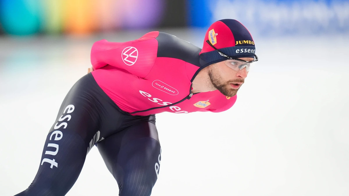 Schaatsverrassing Jasper Krommenhoek wil nog véél sneller: ’Ik wil graag voor Defensie straaljagerpiloot worden’