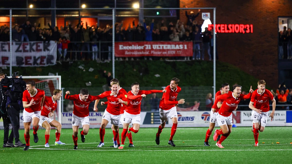 Monsterscores in KNVB-beker: blamage ADO Den Haag, feest bij Excelsior’31 en Willem II wint eindelijk weer