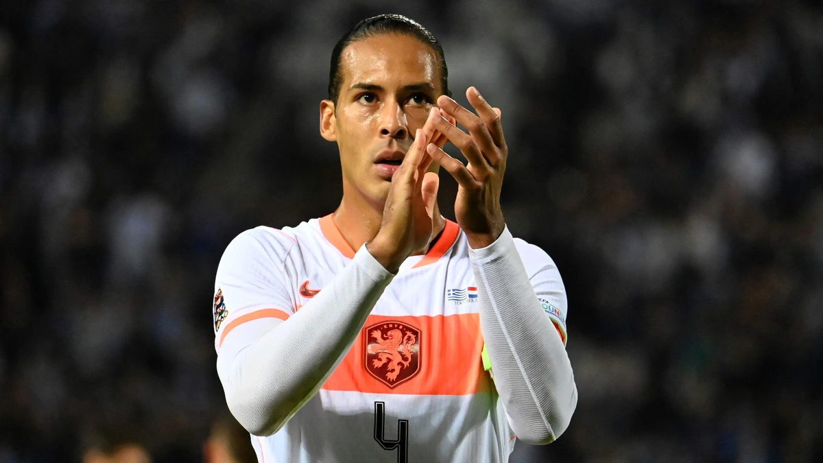 Virgil van Dijk durft na Griekenland-uit eindelijk vooruit te kijken naar bijzondere mijlpaal: ’Trots 100 interlands te hebben bereikt’