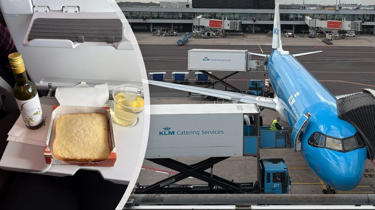 Betalen voor broodje en biertje bij KLM nog niet bij iedereen geland: ’Het is even wennen’