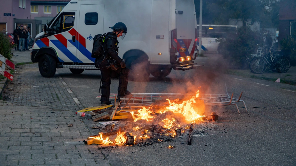 Man (39) en jongen (14) opgepakt na nieuwe onrust in Floradorp: verdacht van openlijke geweldpleging