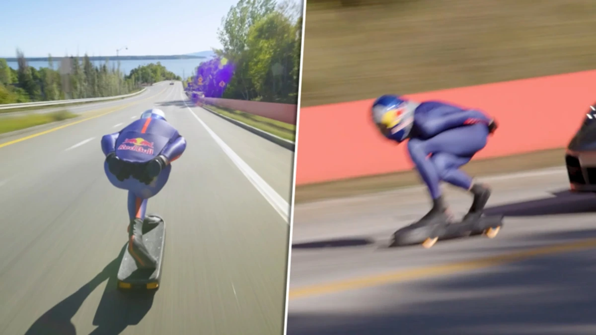 Spanjaard vestigt wereldrecord als snelste skateboarder ter wereld