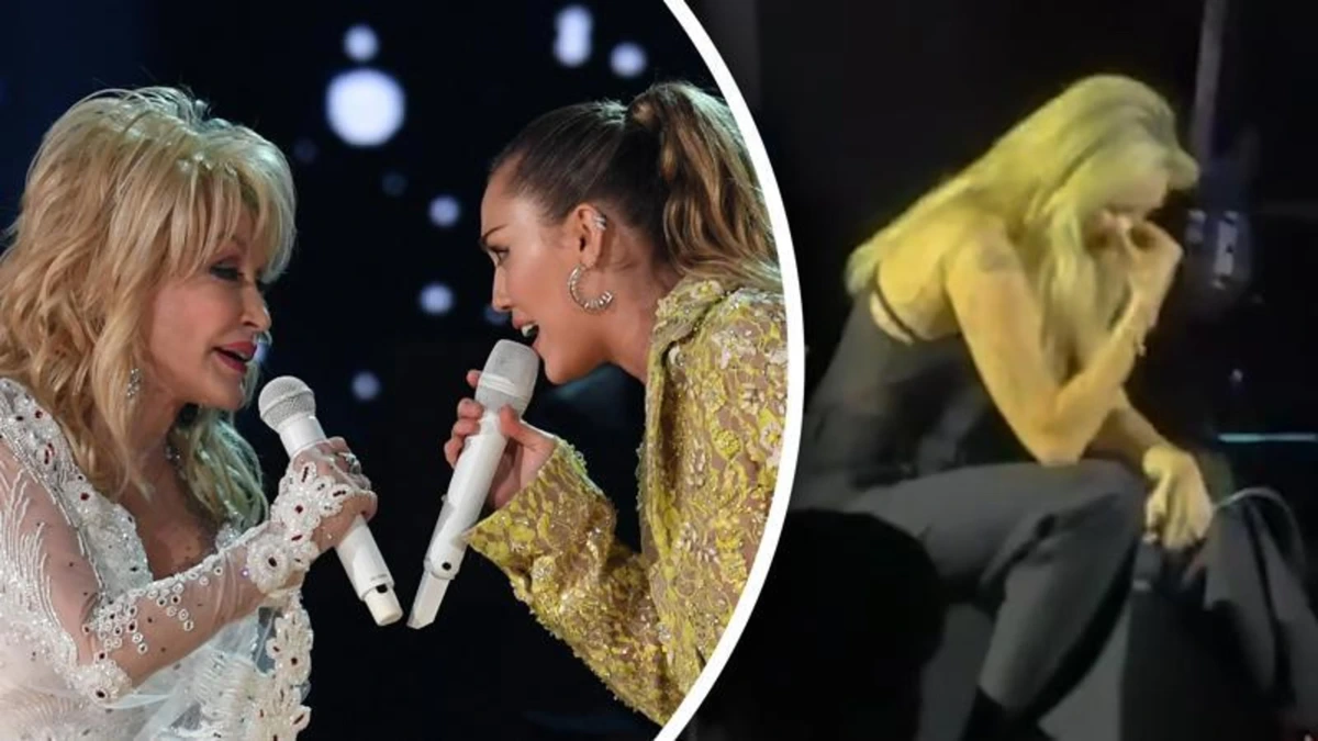 Miley Cyrus breekt tijdens ode aan Dolly Parton: ‘Ik mis haar’