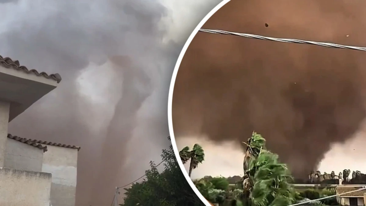 Tornado raast over Sicilië en richt grote schade aan
