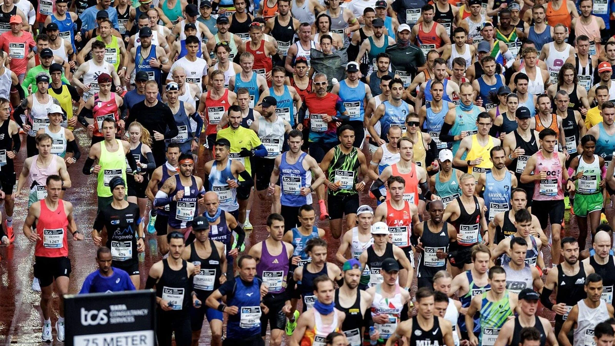 Marathon van Amsterdam in volle gang: 32.000 mensen in actie