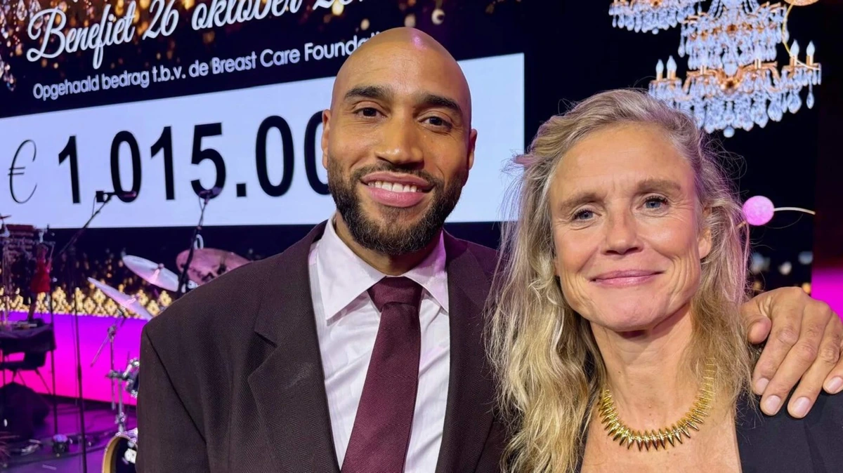’Voel aan je borsten!’ luidt het advies tijdens het bruisende diner van de Breast Care Foundation