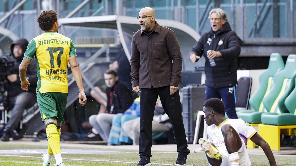 Peter Bosz rekent Sven Mijnans na ’domme’ rode kaart niets aan en geeft zorgelijke update over Guus Til