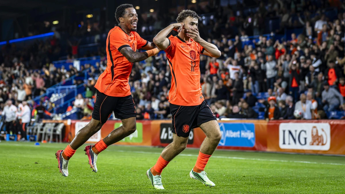 Jong Oranje behoudt kans op EK na mini Houdini-act op de Vijverberg