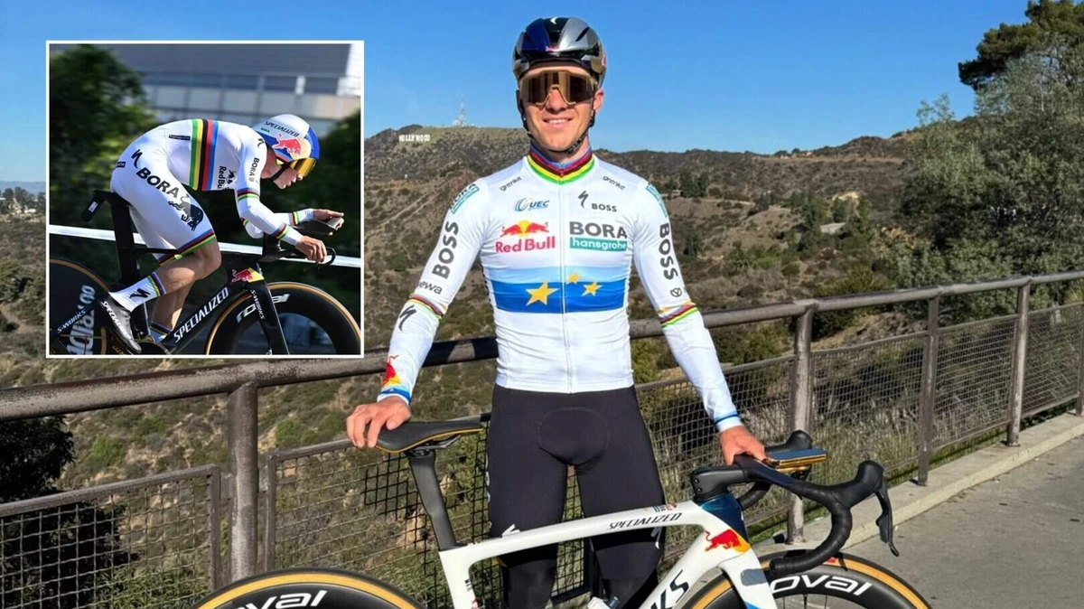 Hij is er bijzonder vroeg bij: Remco Evenepoel verkent tijdrit van Olympische Spelen in 2028