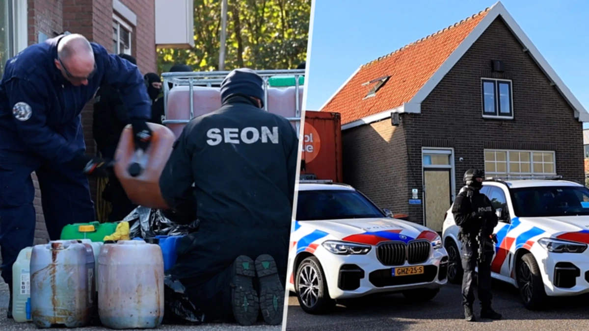 Zwaarbewapende agenten in Barendrecht: honderd kilo cocaïne ontdekt