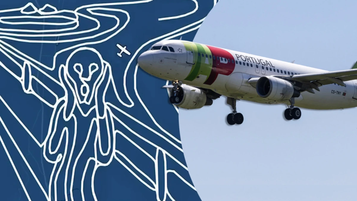 Opmerkelijk: piloot tekent wereldberoemd schilderij na in de lucht