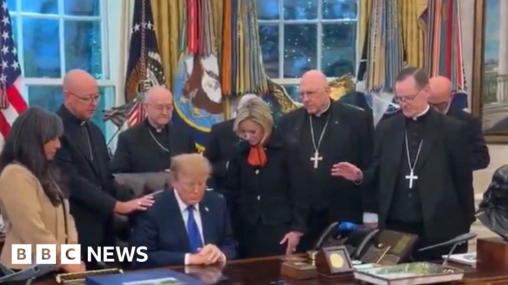 Catholic bishops apologise for 'exploited' Trump meeting