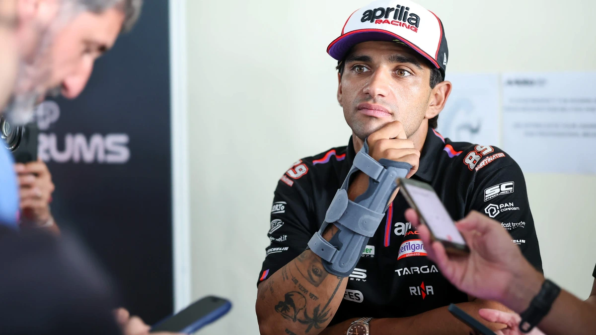 MotoGP-coureur Jorge Martin met gebroken pols op training in Maleisië