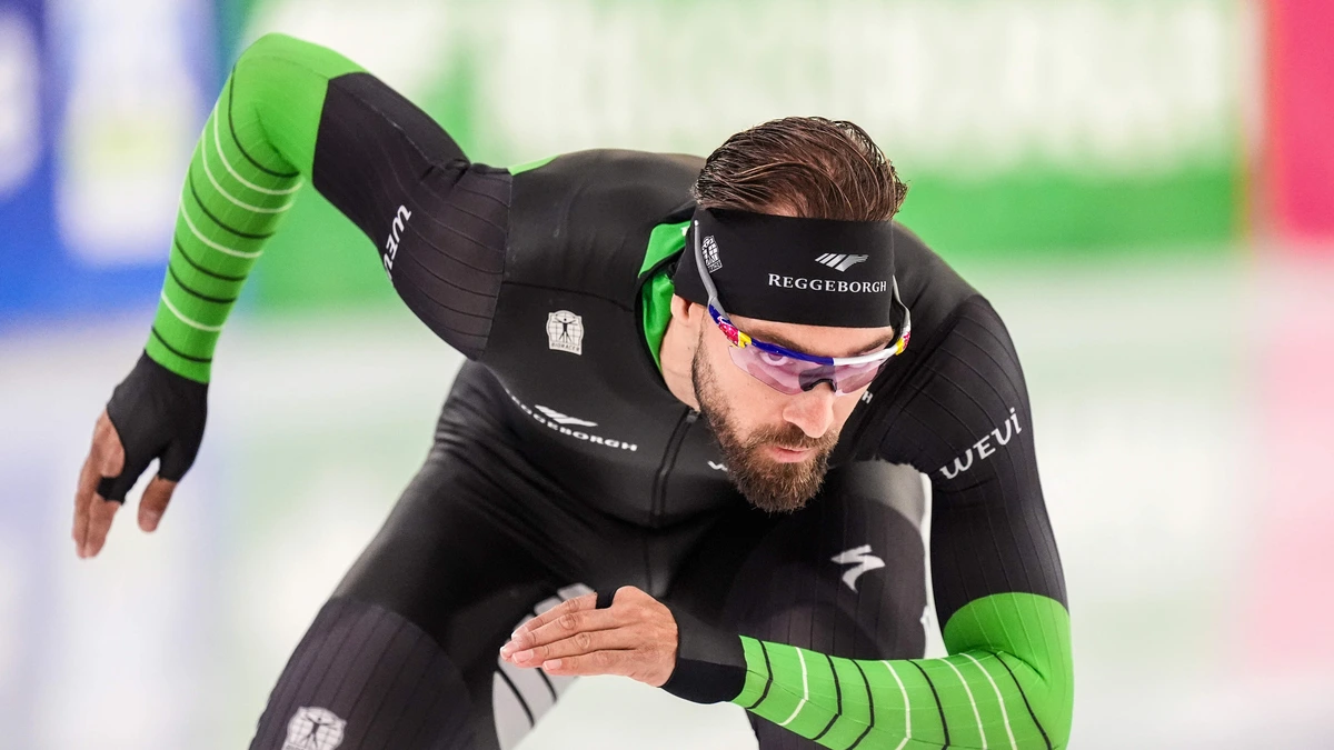 LIVE schaatsen | Kjeld Nuis (36) pakt ticket voor wereldbeker na winst op 1500 meter