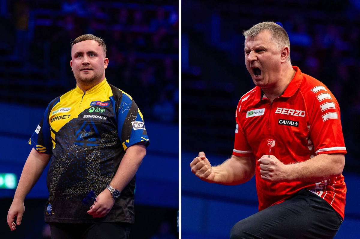 Sensatie op EK darten: Luke Littler in kwartfinale roemloos ten onder tegen Krzysztof Ratajski