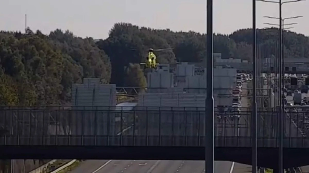 Dodelijk ongeluk op de A16: lange files rond Rotterdam