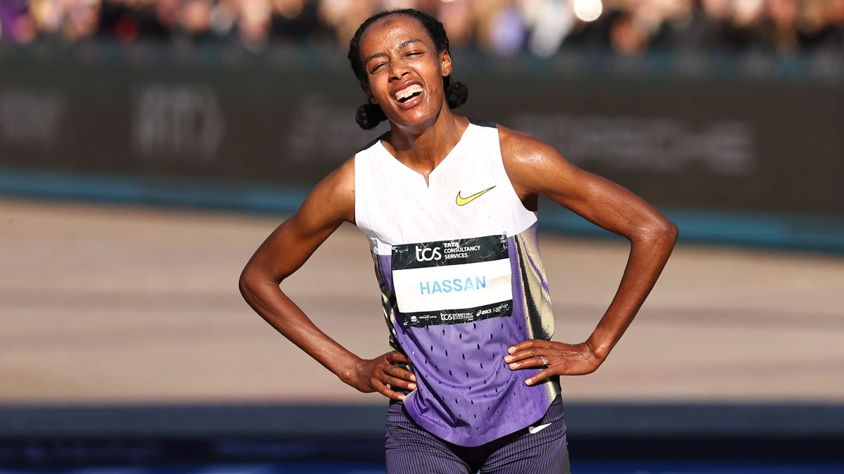 Sifan Hassan zegt noodgedwongen af voor marathon van New York: ’Ik had er zo naar uitgekeken’