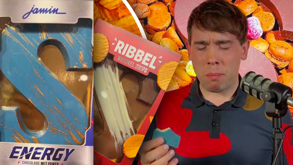 Krankzinnige smaken chocoladeletters getest: Energy drink en naturel ribbelchips