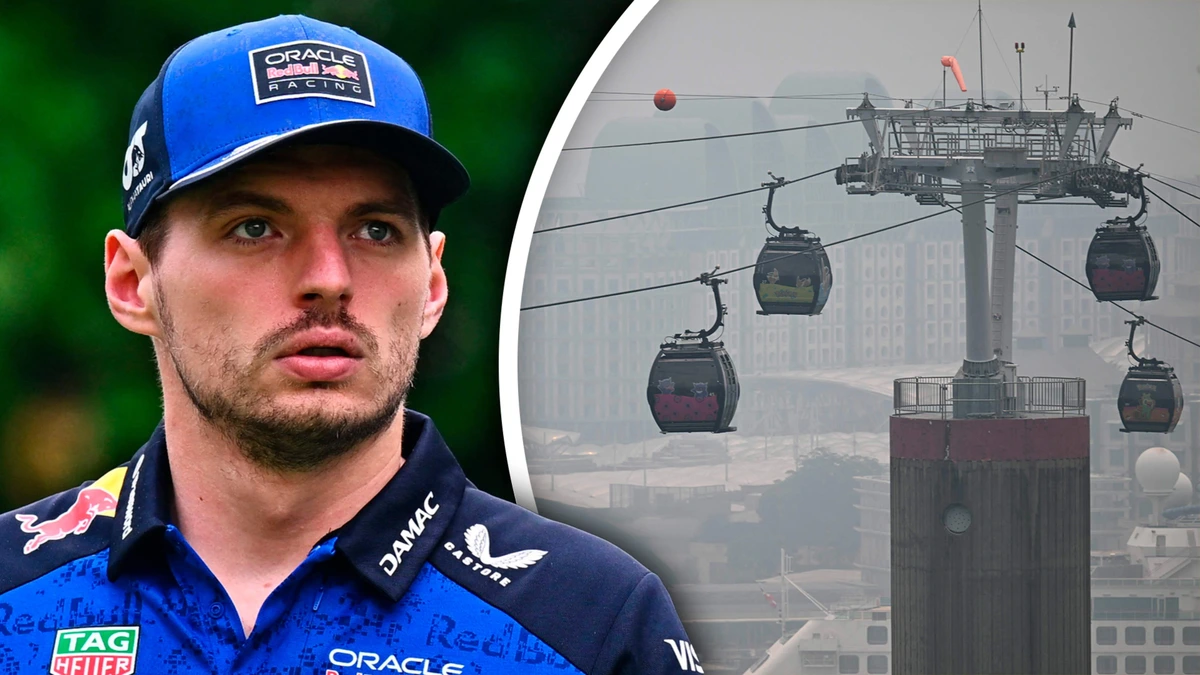 Formule 1-fans wacht dikke deken van smog boven Singapore: inwoners klagen over hoofdpijn, brandende ogen en dodelijke vermoeidheid